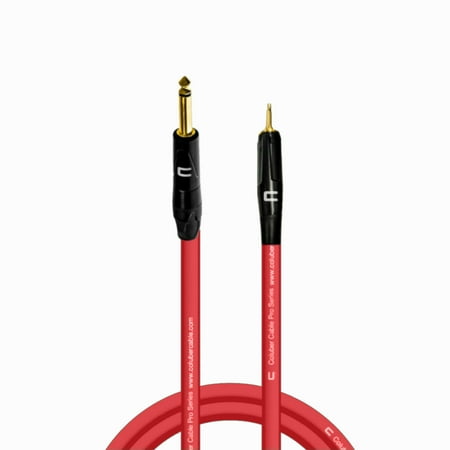 Coluber Cable 1/4" TS Male to 3.5 TS Male - Pro 3-Pin Microphone Connector