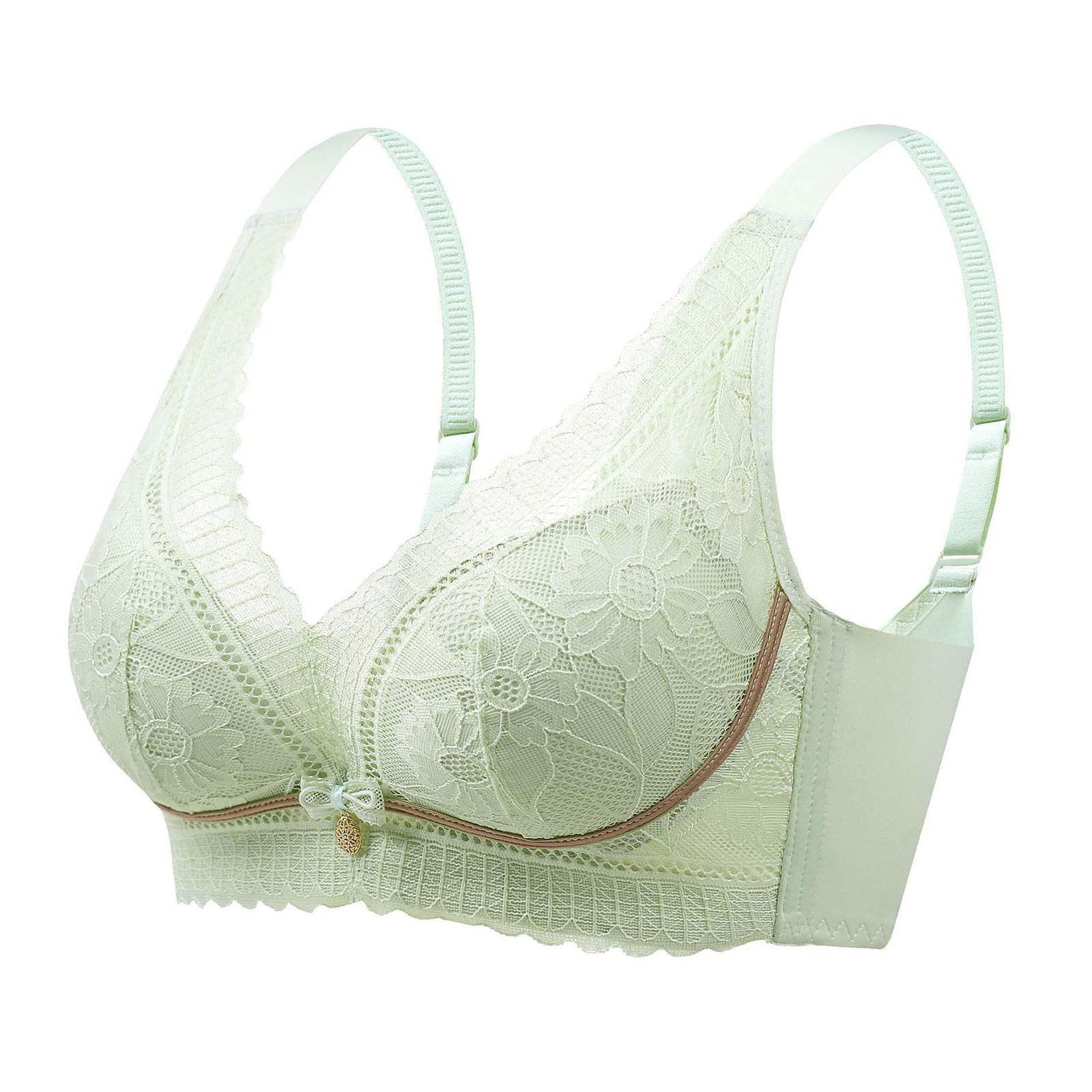 Seamless White Black Khaki Lace Bra Full-Coverage Big Cup C D E F G Support  Push Up Bras For Women Sexy Comfort Cotton BHS C02