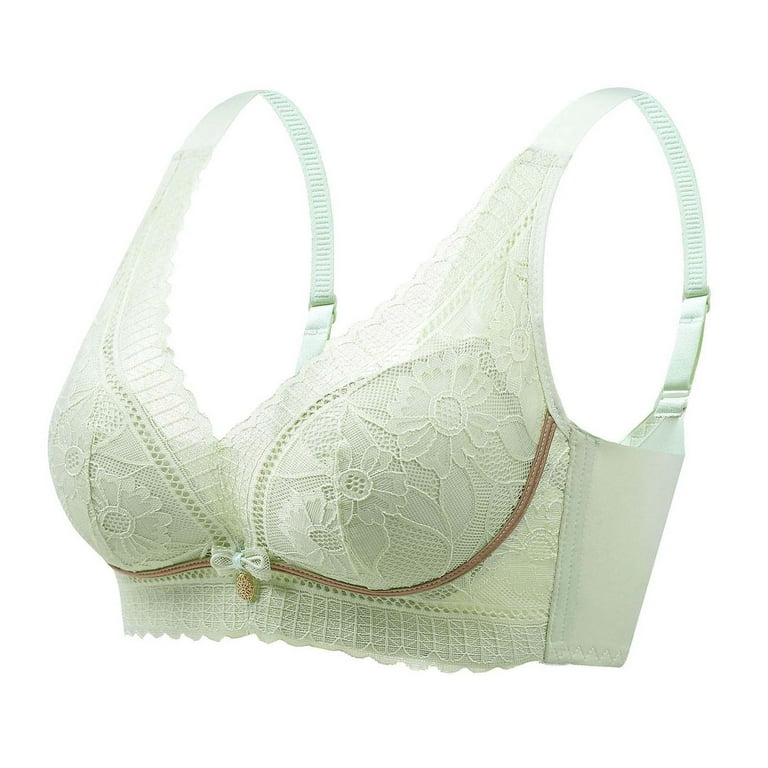 BraRoom Women's Lace Bra Unlined Underwire Push up Bra Sexy Soft Comfort  Brassiere Bralettes with Padded Straps Green : : Clothing, Shoes &  Accessories
