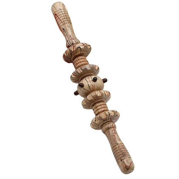 Rodillo de corporal Rodillo Abdominal de madera Barras de de 9 ruedas para piernas Abdomen Deportes de interior Ejercicio Yoga Fitness estilo A Sunnimix rodillo de masaje