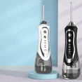 thumbnail image 1 of Xihbxyly Irrigador Dental Recargable, Cuidado Bucal, Diseño Impermeable Ipx7, 4 Boquillas Intercambiables, Limpieza Profunda, Ideal para Viajes, Carga Usb, Uso Familiar, Tamaño 28,6 X 8,7 X 6,9 Cm, 1 of 6