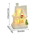 thumbnail image 2 of putnchl Christmas Village Light Up, LED Light Up White, Christmas Village, Christmas, Home Interior Decoration, 2 of 4