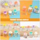 thumbnail image 4 of 15 piezas mini botellas de agua simuladas miniaturas modelo decoración de botellas en miniatura para casa de muñecas, 4 of 6
