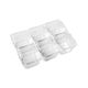 thumbnail image 4 of 16 piezas de organizadores de cajones de plástico, bandejas divisoras de cajones transparentes para joyas, 4 of 8