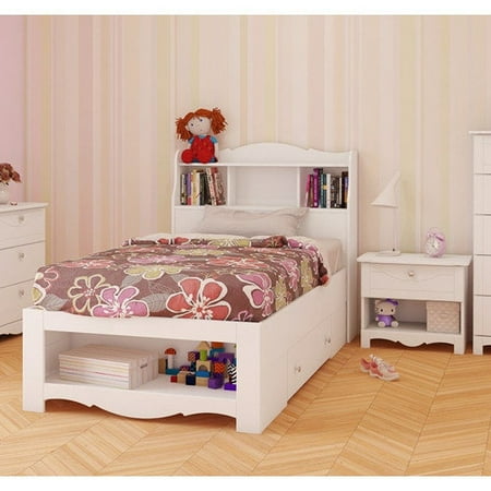Nexera Dixie Bookcase Headboard
