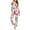 Pink, variant on asdoklhq Cotton Pajamas for Women Set Ladies' Christmas Printed V-neck Casual Long Top Pants Pajama Set Pink L