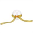 thumbnail image 4 of Dekaim Bola Transparente 5 Piezas Decoración de Regalo de Caramelo Caja Transparente Bola Colgante de Brillo navideño(Knot-Oro), 4 of 5