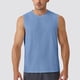 thumbnail image 4 of pstuiky Camisetas sin mangas para hombre, Camiseta informal de verano para hombre, de color liso, sin mangas y cuello redondo. Chaleco para hombre l, 4 of 9