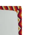 thumbnail image 2 of Ambesonne Retro Fitted Sheet, Zig Zag Chevron Stripes, Queen Size, Orange Maroon Yellow, 2 of 2