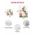 thumbnail image 7 of Easter Bunny Eggs Kitchen Dish Towels for Drying Dishes Set of 3, Spring Tulip Daisy Flowers Leaves Country Waffle Weave Microfiber Hand Tea Bathroom Towels Quick Dry & Absorbent Towel 15.7x23.6, 7 of 7