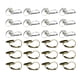 thumbnail image 1 of de 24 Ganchos para oreja de Clip con Enchufe Ganchos para oreja Aretes Ganchos Cabujones Aretes, 1 of 6