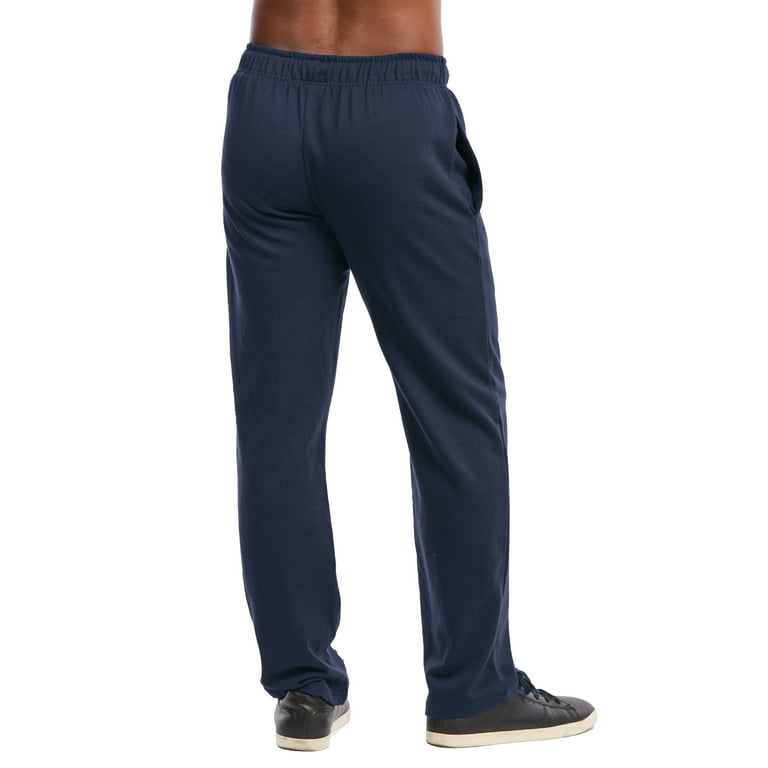 Men's Lightweight Fleece Sweatpants (2XL, Navy)