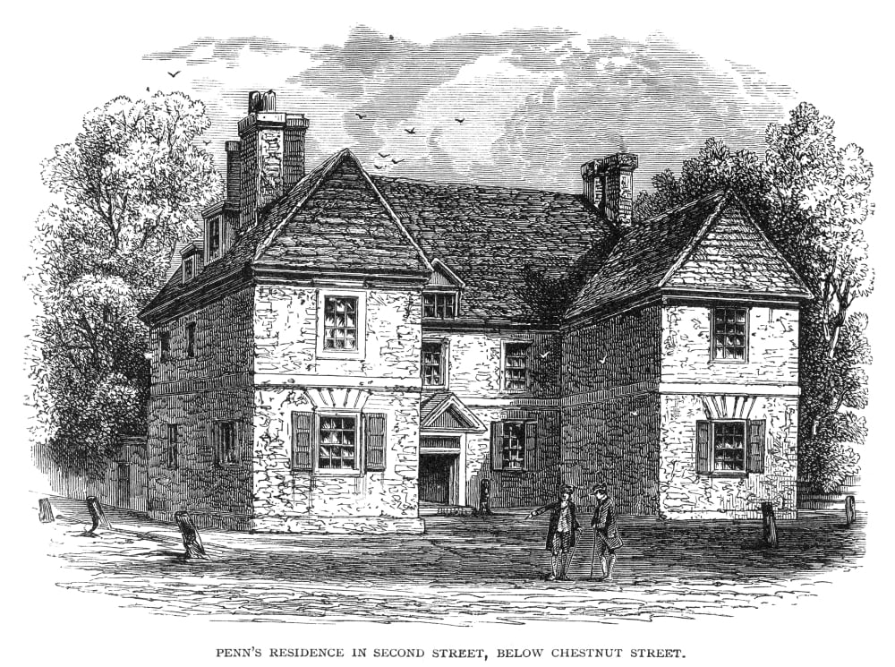 Home Of William Penn N(16441718). Founder Of Colony Of Pennsylvania