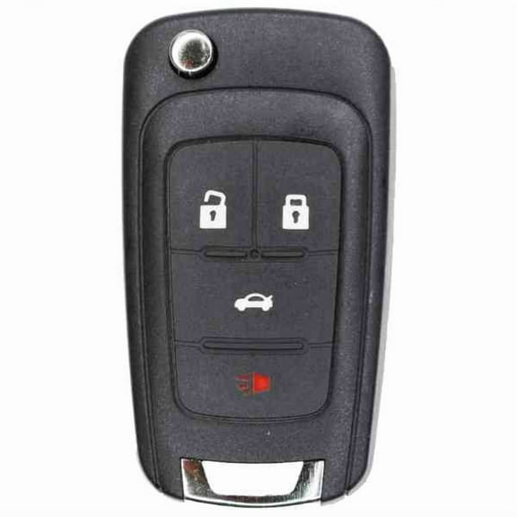 Eye4Techs Replacement Flip Key Fob for GMC Terrain 2013 FCC OHT01060512 Part Number 13504204 13500226 13504200
