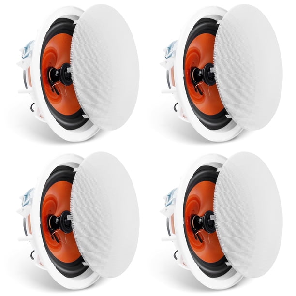 Altavoces de techo VEVOR de 8 pulgadas y 100 W con montaje empotrado, 4 piezas