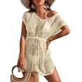 thumbnail image 2 of Liacowi Women Swim Cover Up Dress for Women Crochet Beach Swimsuit Cover Ups Bathing Suit Cover Ups Bikini Cover up, 2 of 6