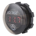 thumbnail image 2 of Digital Voltmeter, Car Voltmeter Easy Read Voltage Meter  For Monitor The Voltage For Car Motorcycles, Boats Red,Blue,Green, 2 of 8