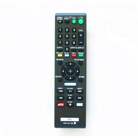 Remote Viewer - New RMT-B119A Replaced Remote for Sony BD Blu-Ray Players DVD LCD/LED TVs