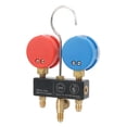 thumbnail image 4 of Manomètre Multifonctionnel en Alliage avec Interface G1/4, Joint d'Étanchéité PTPE & Valve à Bille Marche/arrêt 90° - Extrémité de Pression Codée par Couleur, Fenêtre Détachable Agrandie pour Lecture/nettoyage Facile - Idéal pour, 4 of 6