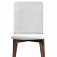 thumbnail image 6 of White Burlap Texture Chair Back Cover for Dining Room, Farmhouse Vintage White Removable Kitchen Chair Slipcovers, Washable Seat Protector for Restaurant Party Banquet Wedding Décor, 6 of 9