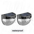 thumbnail image 1 of 4Pcs Solar Fence Lights 6LED Garden Light Waterproof Decorative Lamps, 1 of 8