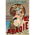thumbnail image 3 of Mucha, Alphonse 17x24 Black Modern Framed Museum Art Print Titled - Advertising Poster Riz Abadie-Cigarette Rolling Paper, 3 of 5
