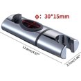 thumbnail image 2 of Chrome Abs Shower Head Holder Shower Holder Clip On Shower Bar Hand Shower Holder 360 Rotation For Bathroom Oval,s, 2 of 4
