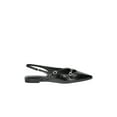 thumbnail image 2 of Time and Tru Women's Strappy Sling Back Flats, 2 of 5
