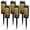 Black, variant on Ninonly 6 Pack Solar Pathway Lights Outdoor Solar Powered LEDs Landscape Lighting for Garden Path Walkway