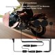 thumbnail image 5 of Casco de la motocicleta Auriculares Motocicleta Radio bidireccional Auriculares Altavoces dobles 25mm PTT Walkie Talkie Auriculares para T5428 T6200C T5720, 5 of 8