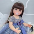 thumbnail image 3 of Muñeca Reborn Ardol realista de 55 cm con pelo largo para niña, 3 of 5