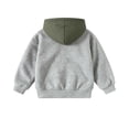 thumbnail image 6 of Edvintorg Boys Hoodie Long Sleeve Casual Pullover Top Half Zip Hooded Sweatshirt with Pocket Clothes for Boys Size 3-12, 6 of 8