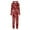 Red 2, variant on Matching Family Outfits Christmas Full Winter Zip Up Cute Print Long Sleeve Soft Sweatshirt Hooded Soft Loungewear Pjs Set,Red 2,Mom:XL