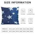 thumbnail image 5 of Pillow Covers Stars Decor Blue Throw Pillow Cover Decorative Cushion Cases for Home Sofa Couch Chair Living Room, 5 of 5
