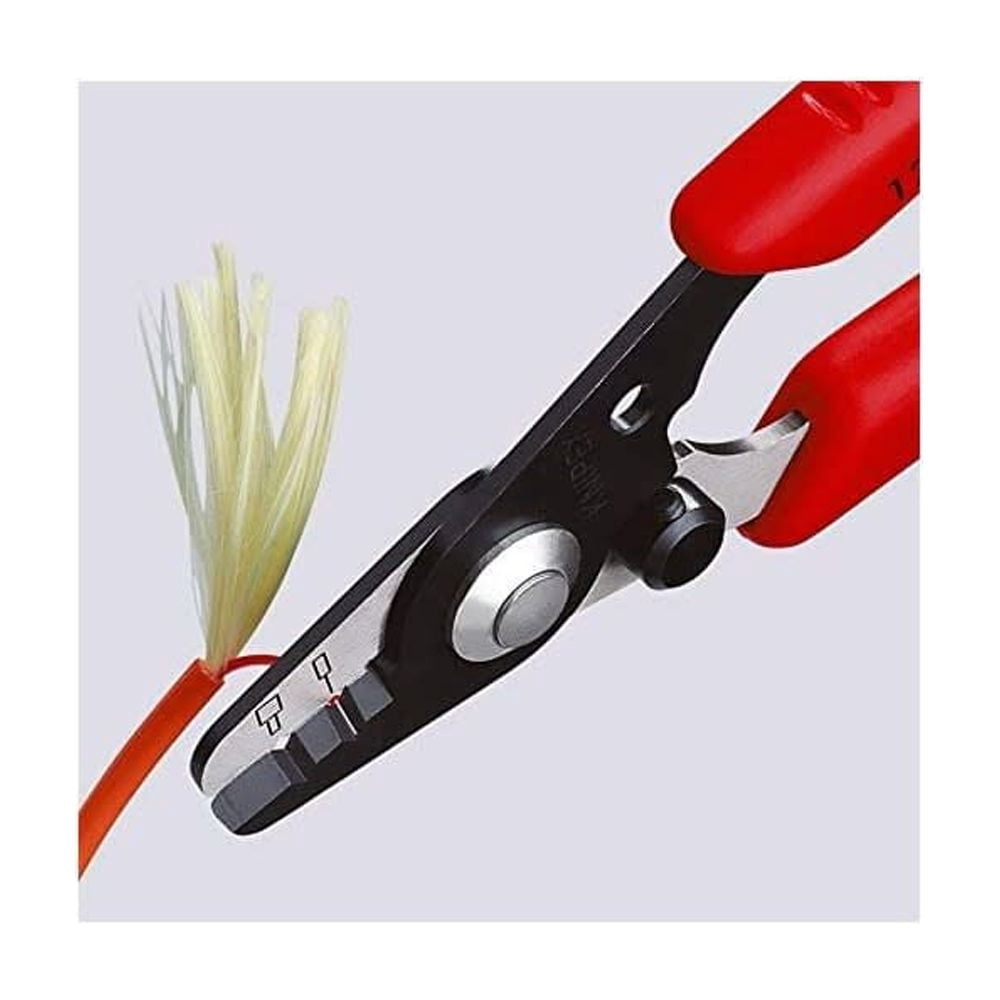 KNIPEX Tools - Wire Stripper For Fiber Optics (1282130SB)
