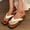 Beige, variant on Flat Thong Sandals for Women,Sandals Women Dressy Summer Flat Comfortable Fashion Beach Cute Ladies Slides Leather Casual Dress Women's Sandals 2025 Beige 6