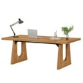 thumbnail image 6 of Fnova 70.9" Rectangular Dining Table for 6-8 People, Large Farmhouse Wood Kitchen Table with Heavy Duty Legs, Easy to Assemble, 6 of 9
