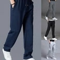 thumbnail image 6 of Mens Jogging Sweatpants Sportswear Knit Tracksuit Oversize Wide Leg Solid Pants, 6 of 6