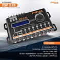 thumbnail image 3 of PRV AUDIO Car Audio DSP 2.8X Digital Crossover and Equalizer 8 Channel Full Digital Signal Audio Processor DSP with Sequencer Remote Relay, 3 of 5