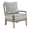 Gray-Charcoal, variant on Scranton & Co Spindle Accent Chair in Charcoal with Rustic Brown Finish