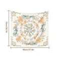 thumbnail image 3 of Tapiz de ropa de cama con estampado de poliéster, suministros de decoración de pared bohemia para colgar en la pared, 73x95 CM, flor naranja sidaley HA7124-03B, 3 of 6