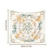 thumbnail image 3 of Tapiz de ropa de cama con estampado de poliéster, suministros de decoración de pared bohemia para colgar en la pared, 73x95 CM, flor naranja Scienceny HA7124-03B, 3 of 6