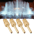 Direct Jet Copper Water Fountain Nozzle, Fountain Parts Heads G1/2