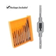 thumbnail image 3 of 10Pcs -Taps Bit Small Hand Screw Thread Taps M1-.5 HSS Mini Metric Plug Tap Screw Tap Drill Tapping, 3 of 5