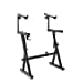 thumbnail image 3 of Pyle PKST2TZ 2 Tier Adjustable Heavy Duty Metal Keyboard Music Stand, Black, 3 of 15