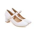 thumbnail image 2 of YOWMNS Women's Mary Jane Shoes - Stylish Chunky Heel Ankle Strap Dress Shoes, 2 of 5