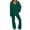 Army Green, variant on ibuvkizy Two Piece Sets for Women Summer Casual Outfit Sets,Women Jogger Outfit Plus Size,Outfits Long Sleeve Solid Color Tops With High Waist Pants Baggy Warm Pajama Sets