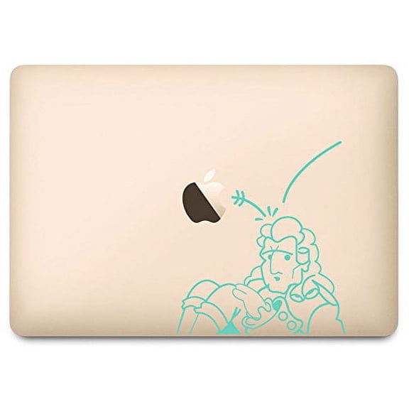 Mint Isaac Newton Gravity Decal for 12" Macbook
