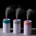 thumbnail image 1 of Xihbxyly Humidificador Usb, Luces Led de Colores, Vapor Frío Silencioso, Diseño Portátil, Fácil de Limpiar, Ideal para Oficina o Dormitorio, Tanque de Agua de 260 Ml, Tamaño Compacto, Opciones En Bla, 1 of 7