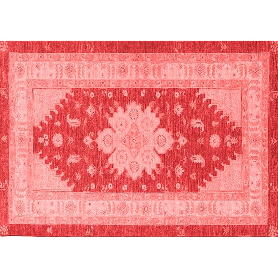 Ahgly Company Indoor Rectangle Persian Red Traditional Area Rugs, 8' x 10'